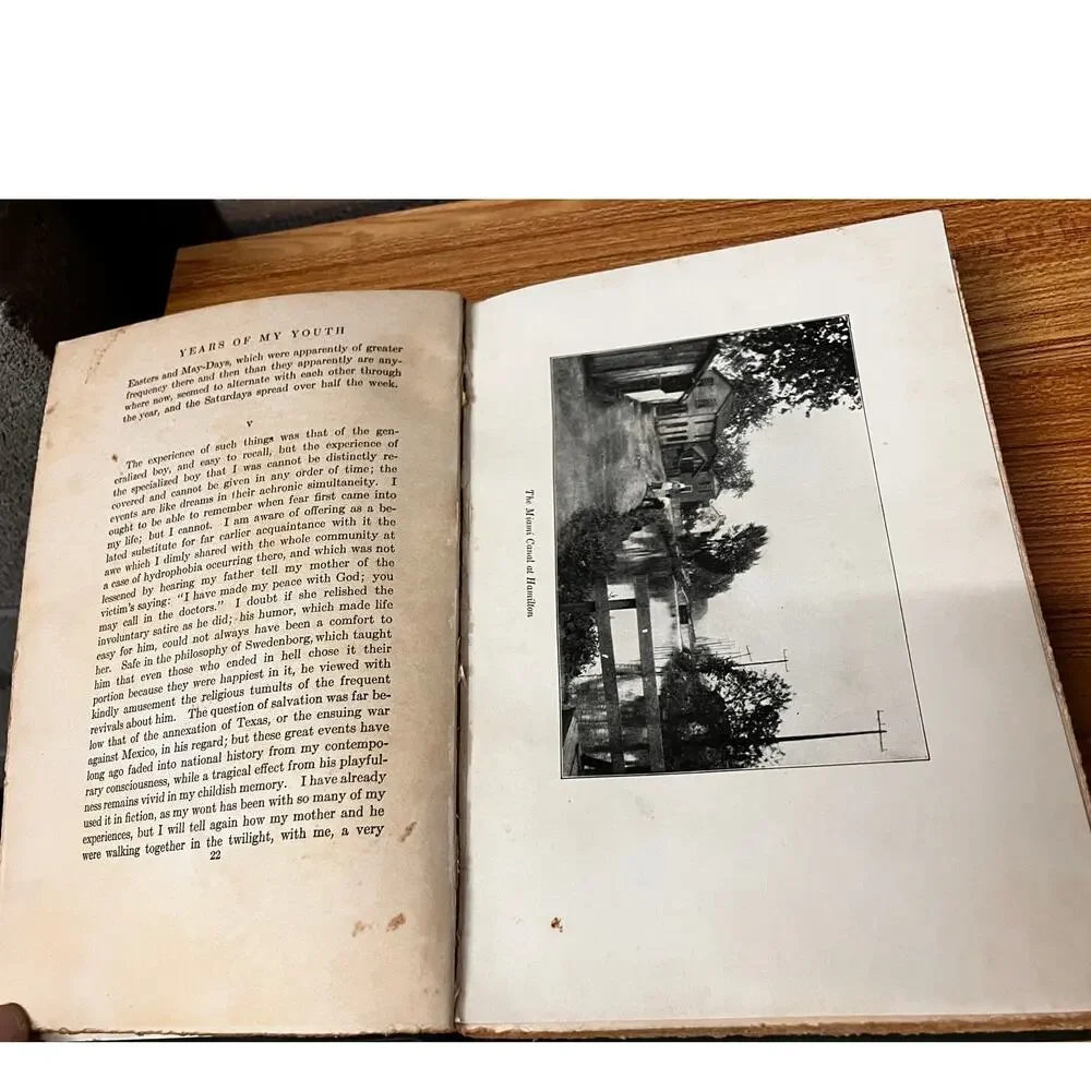 Years‎ of My Youth W.D. Howells 1917 Hardcover Ex-Library 1st Edition